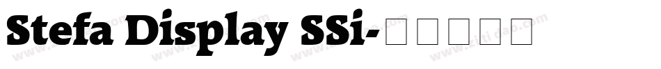 Stefa Display SSi字体转换